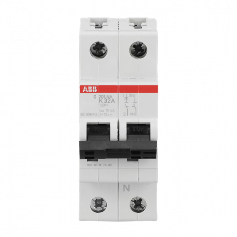 ABB S201-K32NA Sicherungsautomat K-Char., 6 kA, 32 A, 1P+NA