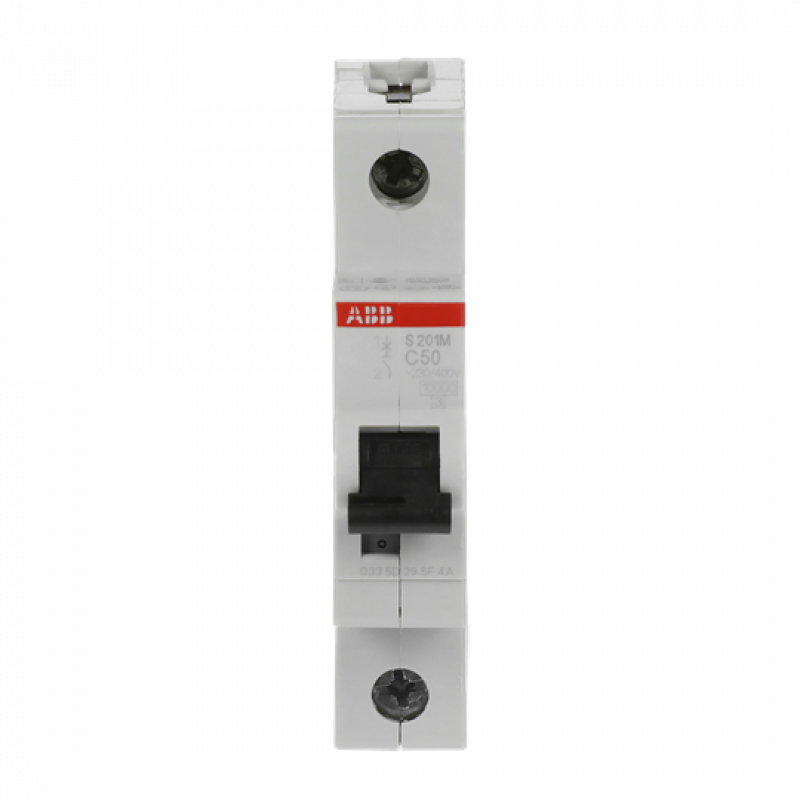 ABB S201M-C50 Sicherungsautomat C-Char., 10 kA, 50 A, 1P