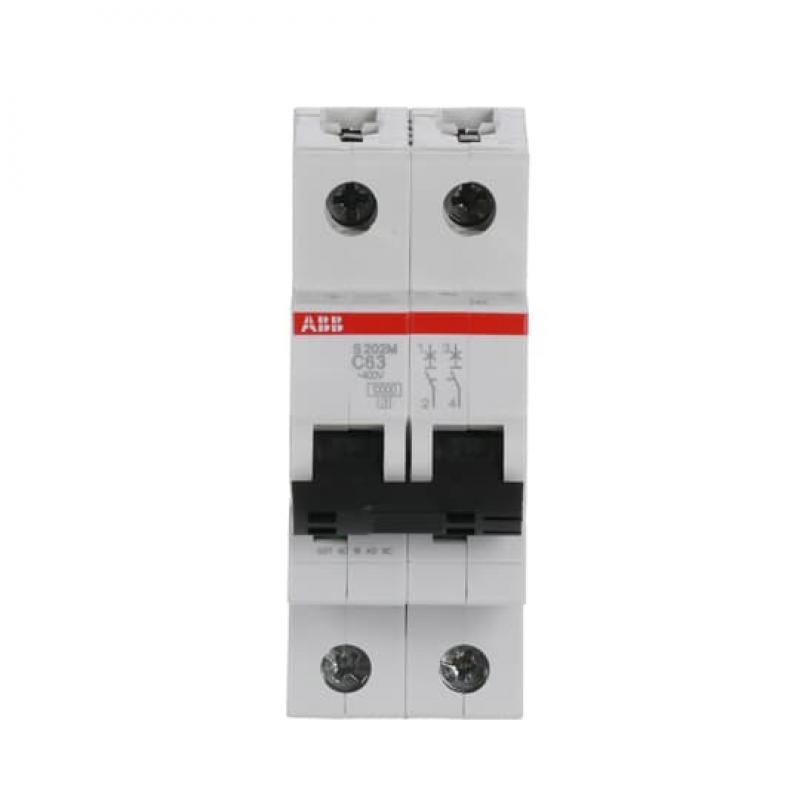 ABB S202M-C63 Sicherungsautomat C-Char., 10 kA, 63 A, 2P