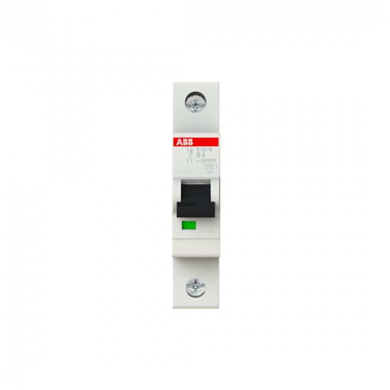 ABB S201M-B6 Sicherungsautomat B-Char., 10 kA, 6 A, 1P