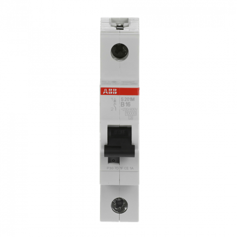 ABB S201M-B16 Sicherungsautomat B-Char., 10 kA, 16 A, 1P
