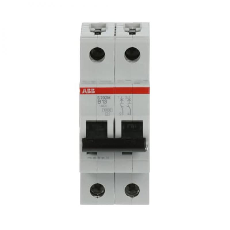 ABB S202M-B13 Sicherungsautomat B-Char., 10 kA, 13 A, 2P