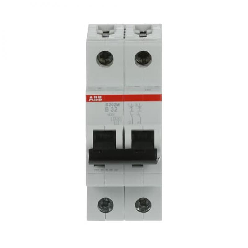 ABB S202M-B32 Sicherungsautomat B-Char., 10 kA, 32 A, 2P