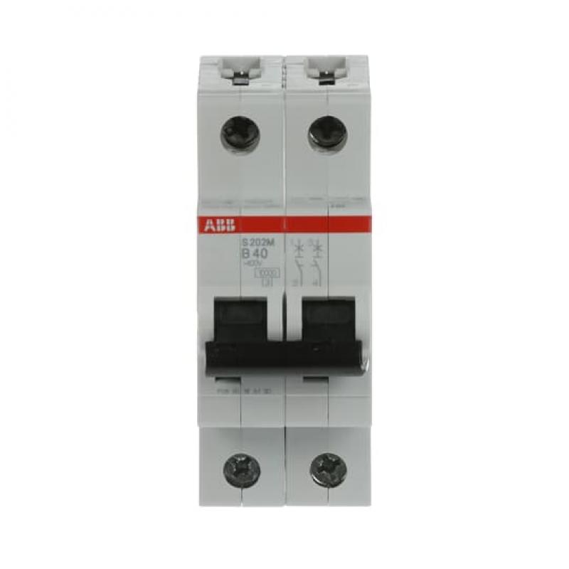 ABB S202M-B40 Sicherungsautomat B-Char., 10 kA, 40 A, 2P