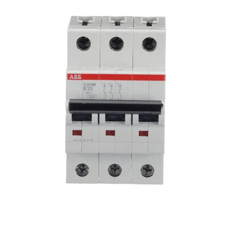 ABB S203M-B20 Sicherungsautomat B-Char., 10 kA, 20 A, 3P