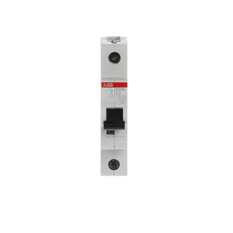 ABB S201M-C3 Sicherungsautomat C-Char., 10 kA, 3 A, 1P