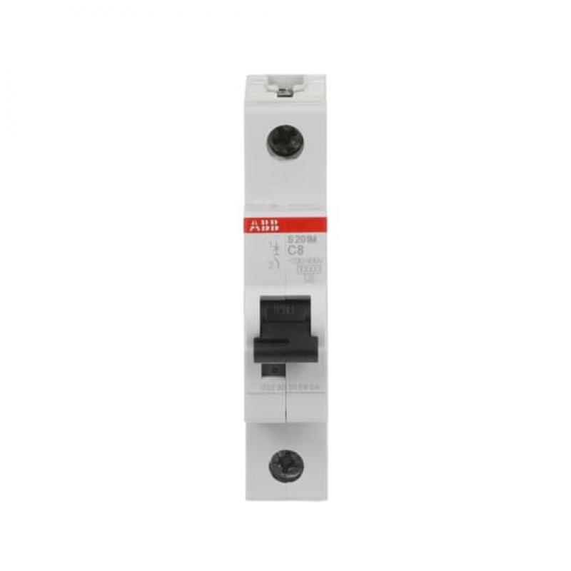 ABB S201M-C8 Sicherungsautomat C-Char., 10 kA, 8 A, 1P