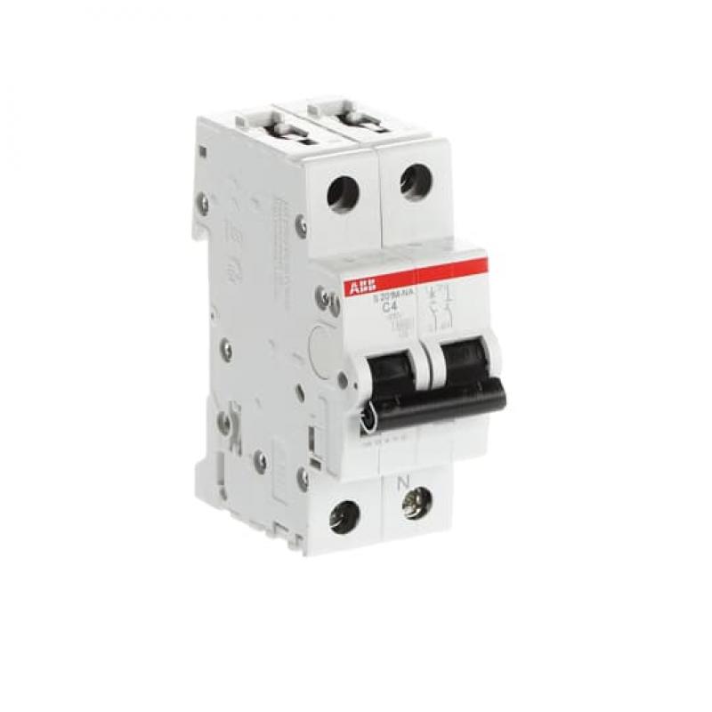 ABB S201M-C4NA Sicherungsautomat C-Char., 10 kA, 4 A, 1P+NA