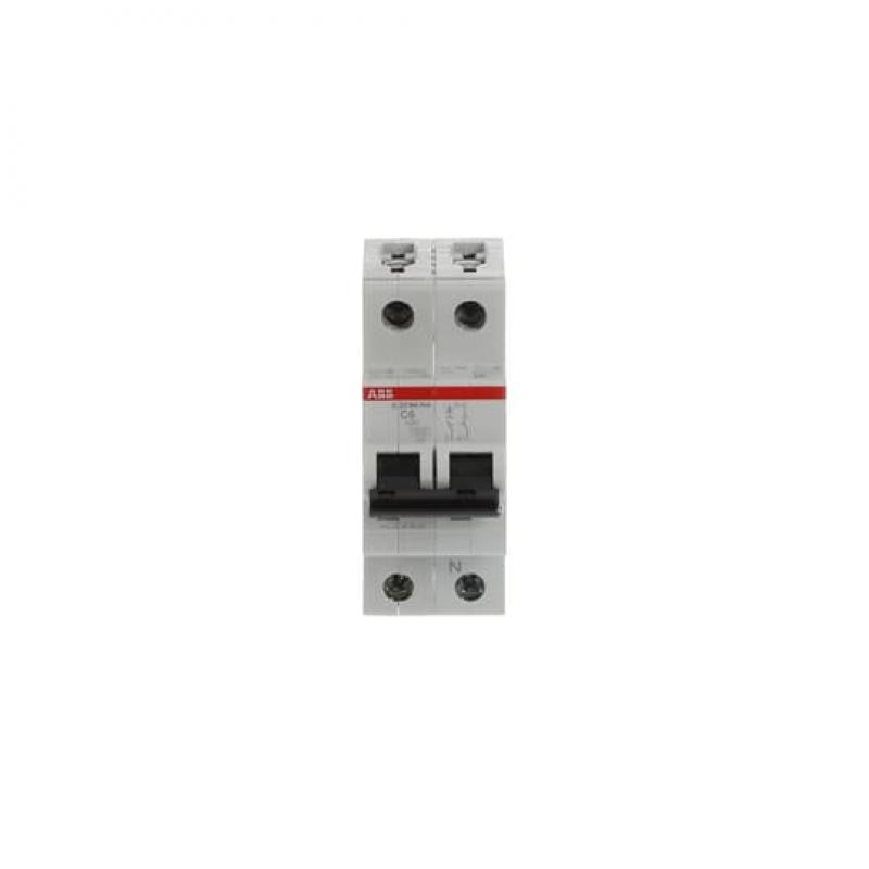 ABB S201M-C6NA Sicherungsautomat C-Char., 10 kA, 6 A, 1P+NA
