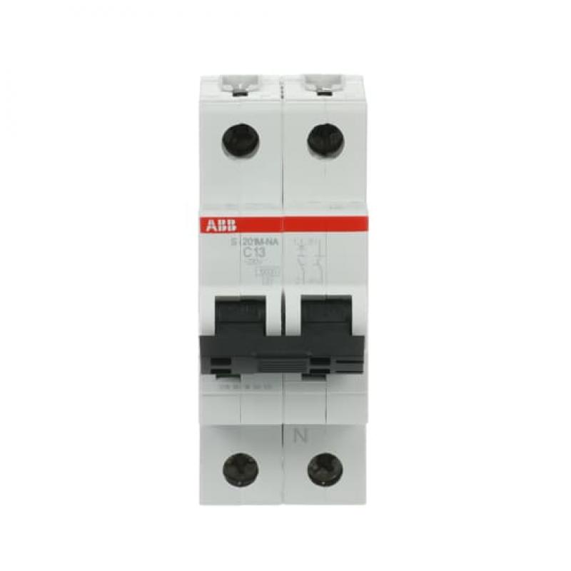 ABB S201M-C13NA Sicherungsautomat C-Char., 10 kA, 13 A, 1P+NA
