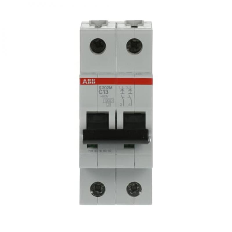 ABB S202M-C13 Sicherungsautomat C-Char., 10 kA, 13 A, 2P