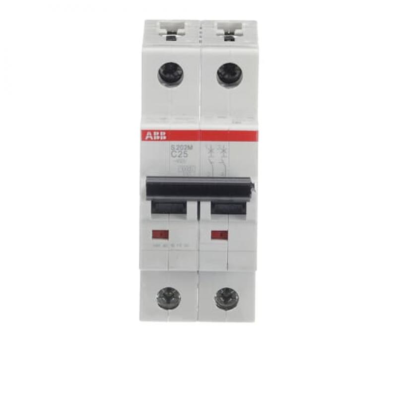 ABB S202M-C25 Sicherungsautomat C-Char., 10 kA, 25 A, 2P