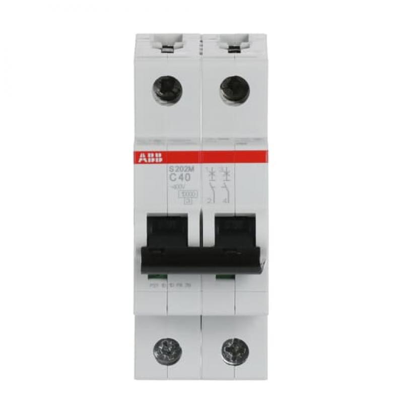 ABB S202M-C40 Sicherungsautomat C-Char., 10 kA, 40 A, 2P