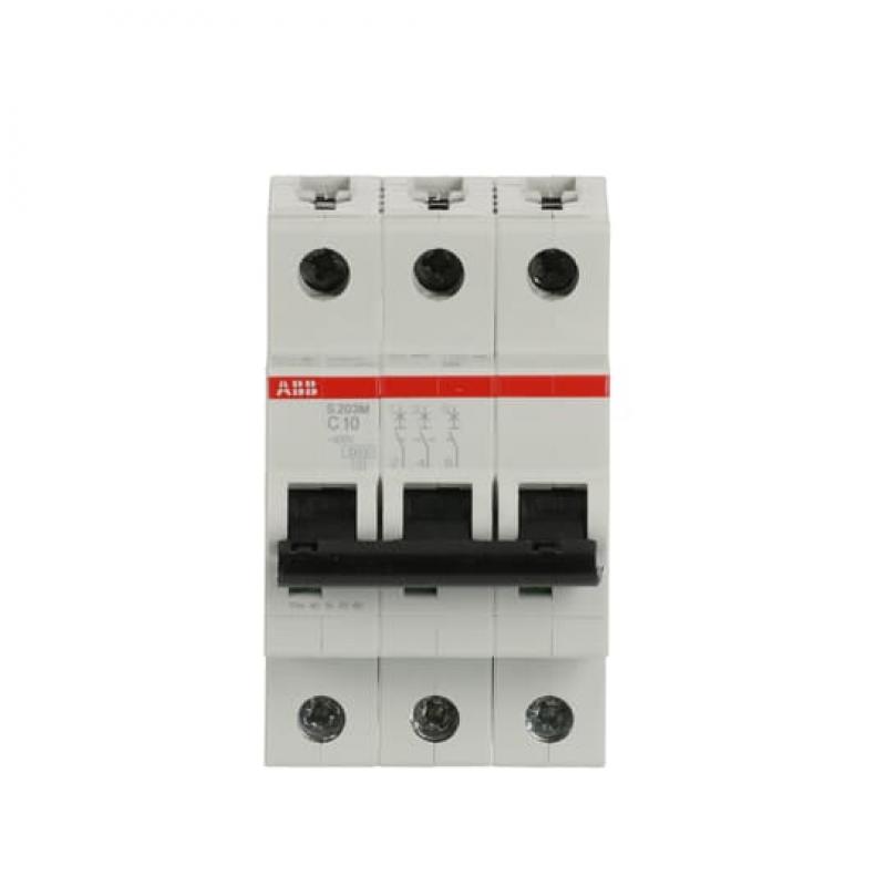 ABB S203M-C10 Sicherungsautomat C-Char., 10 kA, 10 A, 3P