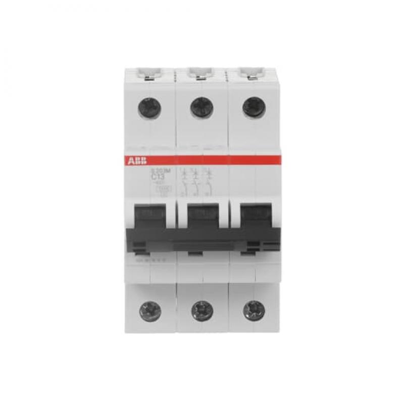 ABB S203M-C13 Sicherungsautomat C-Char., 10 kA, 13 A, 3P