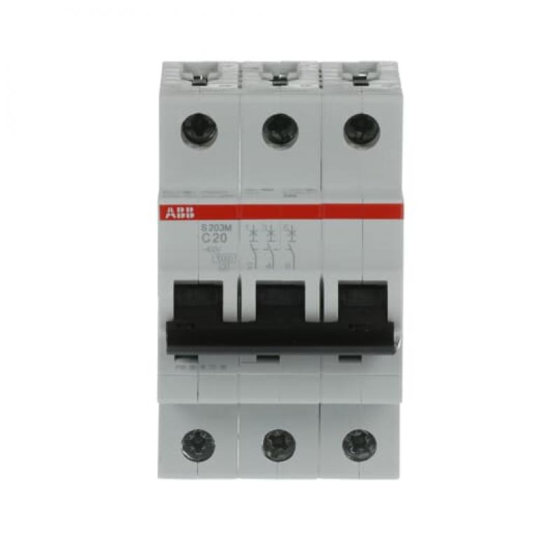 ABB S203M-C20 Sicherungsautomat C-Char., 10 kA, 20 A, 3P