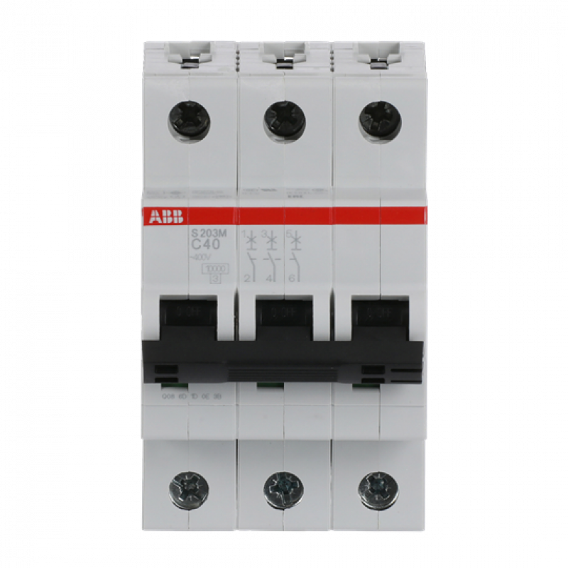ABB S203M-C40 Sicherungsautomat C-Char., 10 kA, 40 A, 3P