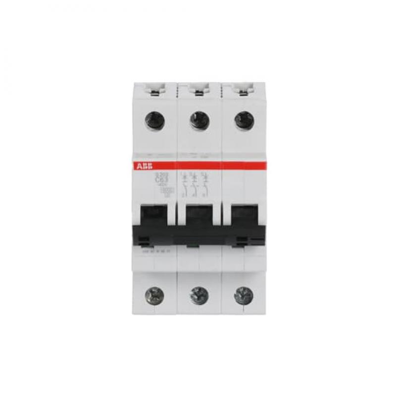 ABB S203-C63 Sicherungsautomat C-Char., 6 kA, 63 A, 3P