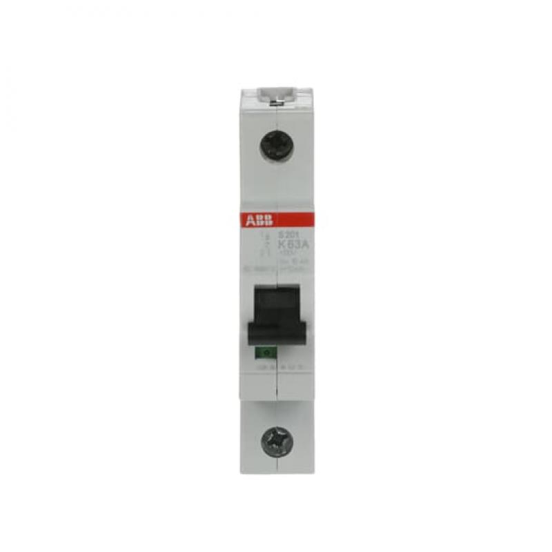 ABB S201-K63 Sicherungsautomat K-Char., 6 kA, 63 A, 1P