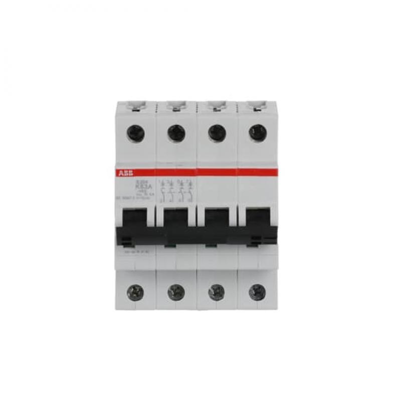 ABB S204-K63 Sicherungsautomat K-Char., 6 kA, 63 A, 4P