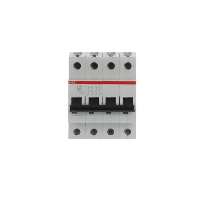 ABB S204-D50 Sicherungsautomat D-Char., 6 kA, 50 A, 4P