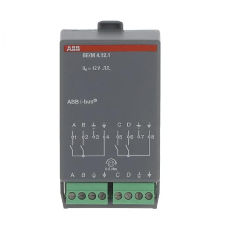 ABB BE/M4.12.1 Binäreingangsmodul, 4fach, Kontaktabfrage