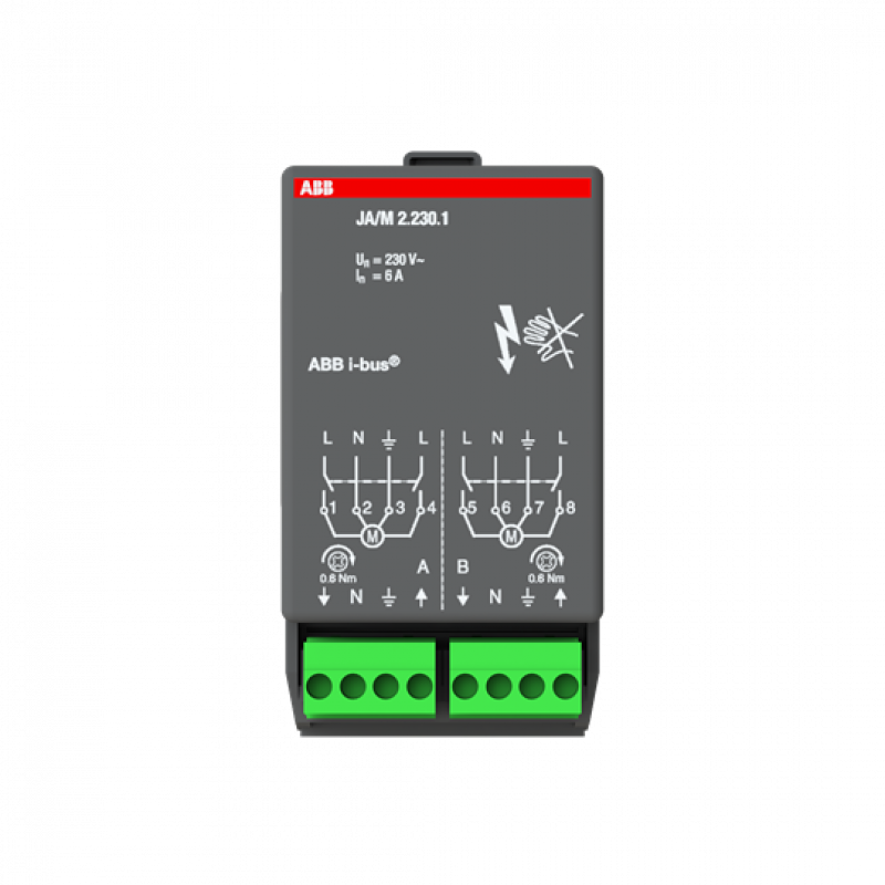 ABB JA/M2.230.1 Jalousieaktormodul, 2fach, 230 V AC