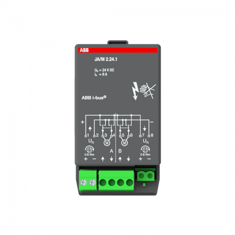 ABB JA/M2.24.1 Jalousieaktormodul, 2fach, 24 V DC