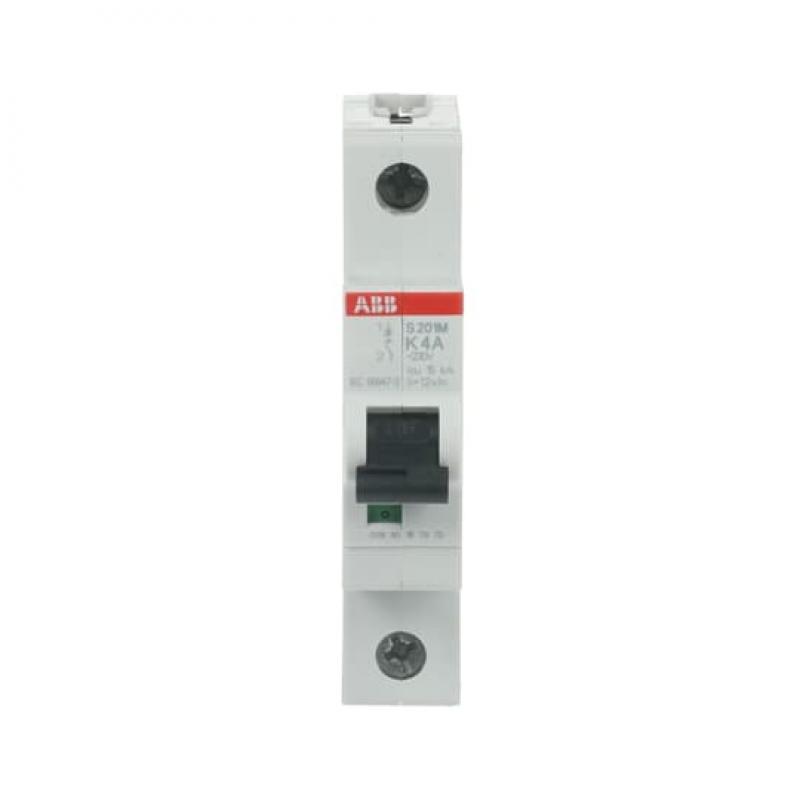 ABB S201M-K4 Sicherungsautomat K-Char., 10 kA, 4 A, 1P