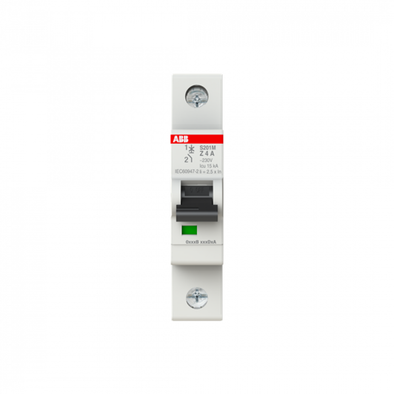 ABB S201M-Z4 Sicherungsautomat Z-Char., 10 kA, 4 A, 1P