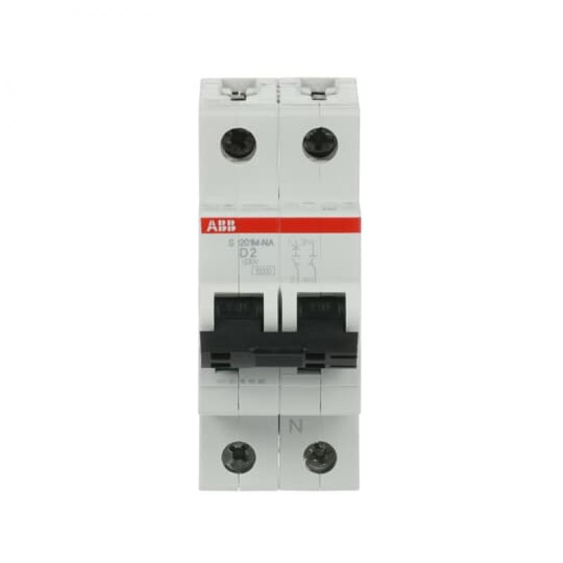 ABB S201M-D2NA Sicherungsautomat D-Char., 10 kA, 2 A, 1P+NA