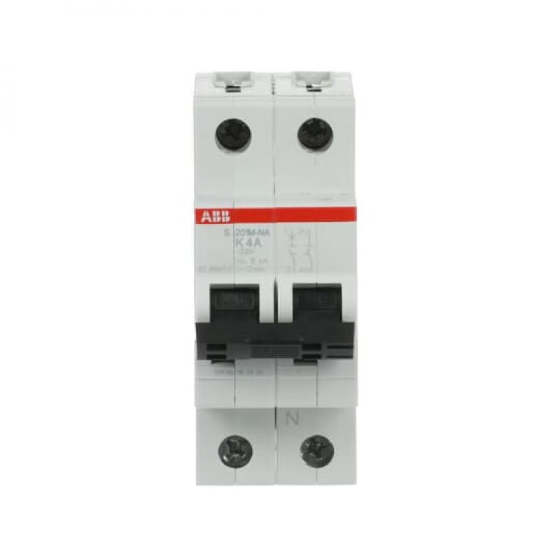 ABB S201M-K4NA Sicherungsautomat K-Char., 10 kA, 4 A, 1P+NA