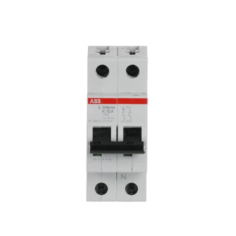 ABB S201M-K10NA Sicherungsautomat K-Char., 10 kA, 10 A, 1P+NA