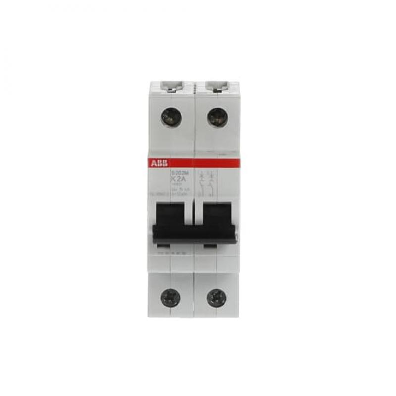ABB S202M-K2 Sicherungsautomat K-Char., 10 kA, 2 A, 2P