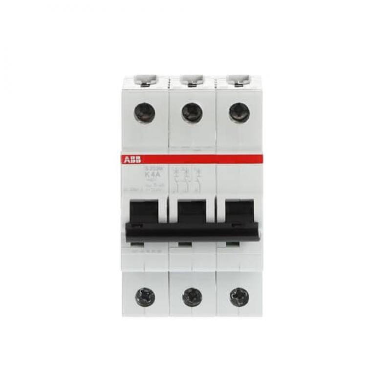 ABB S203M-K4 Sicherungsautomat K-Char., 10 kA, 4 A, 3P