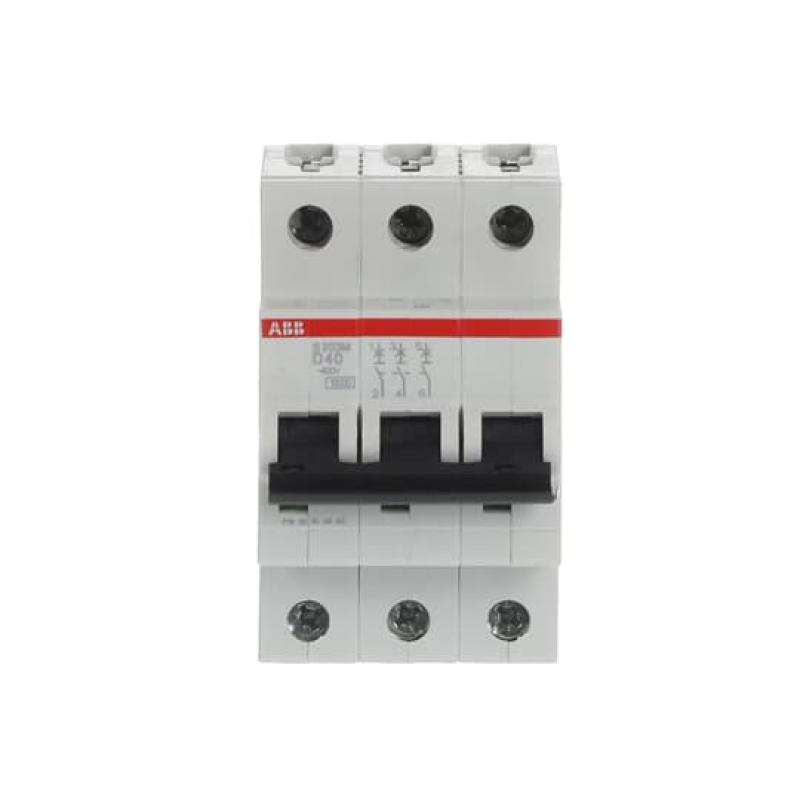 ABB S203M-D40 Sicherungsautomat D-Char., 10 kA, 40 A, 3P