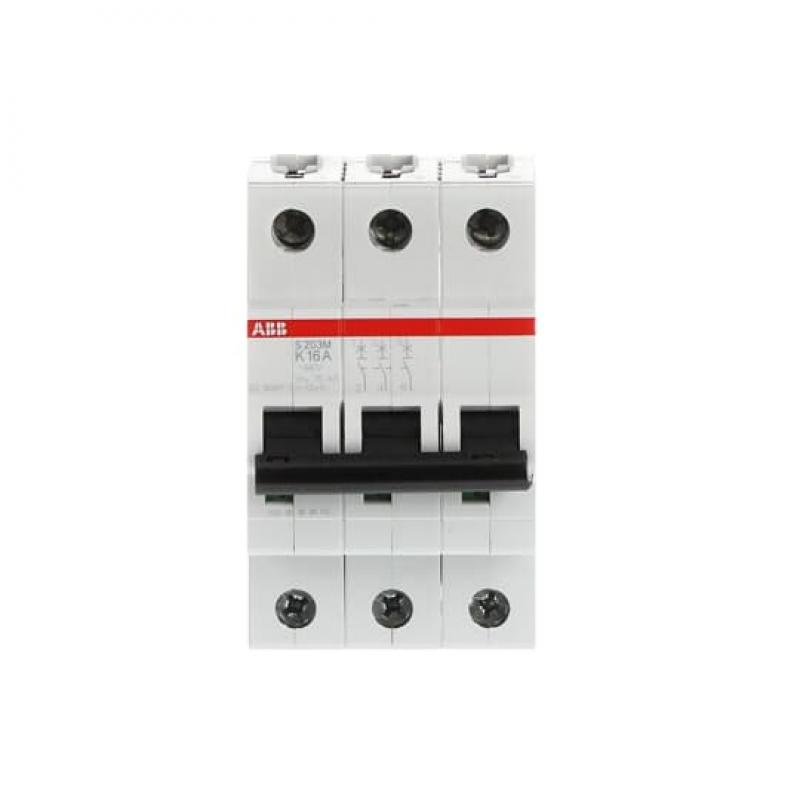 ABB S203M-K16 Sicherungsautomat K-Char., 10 kA, 16 A, 3P