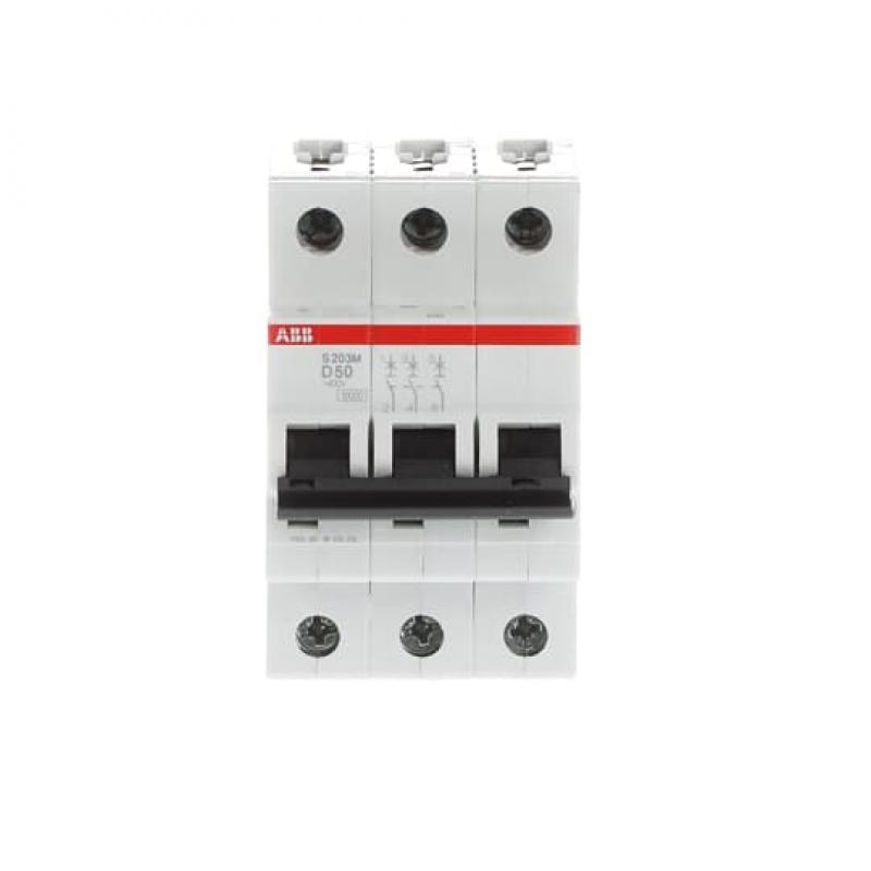 ABB S203M-D50 Sicherungsautomat D-Char., 10 kA, 50 A, 3P