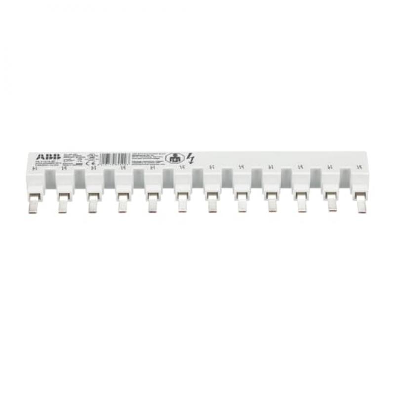 ABB PS2/12/16BP Phasenschiene 2-phasig, 12 Pins, 16 mm² Phasenfolge L1-L2-L1-L2-...