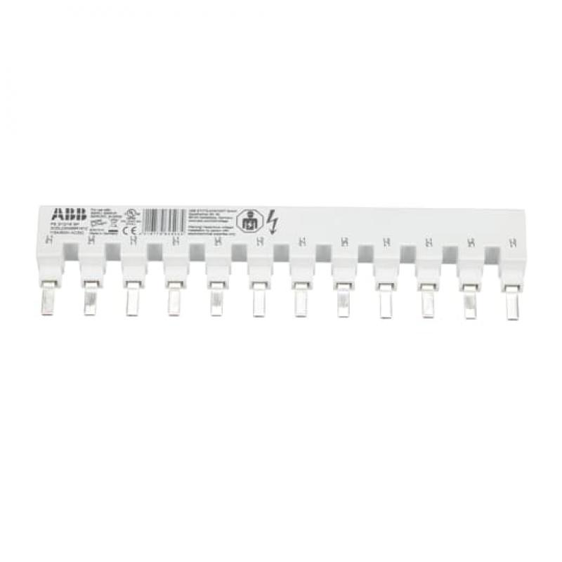 ABB PS3/12/16BP Phasenschiene 3-phasig, 12 Pins, 16 mm² Phasenfolge L1-L2-L3-L1-…