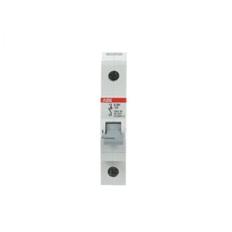 ABB E201/16G Trennschalter 1P, 16 A, Schaltgriff grau, Änderung Ursprung + Gebrauchskategorie