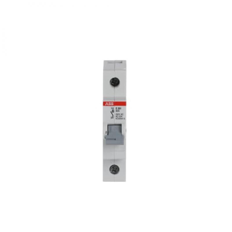 ABB E201/80G Trennschalter 1P, 80 A, Schaltgriff grau