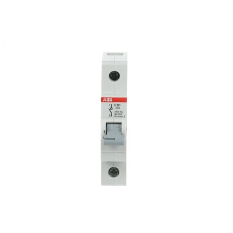 ABB E201/100G Trennschalter 1P, 100 A, Schaltgriff grau