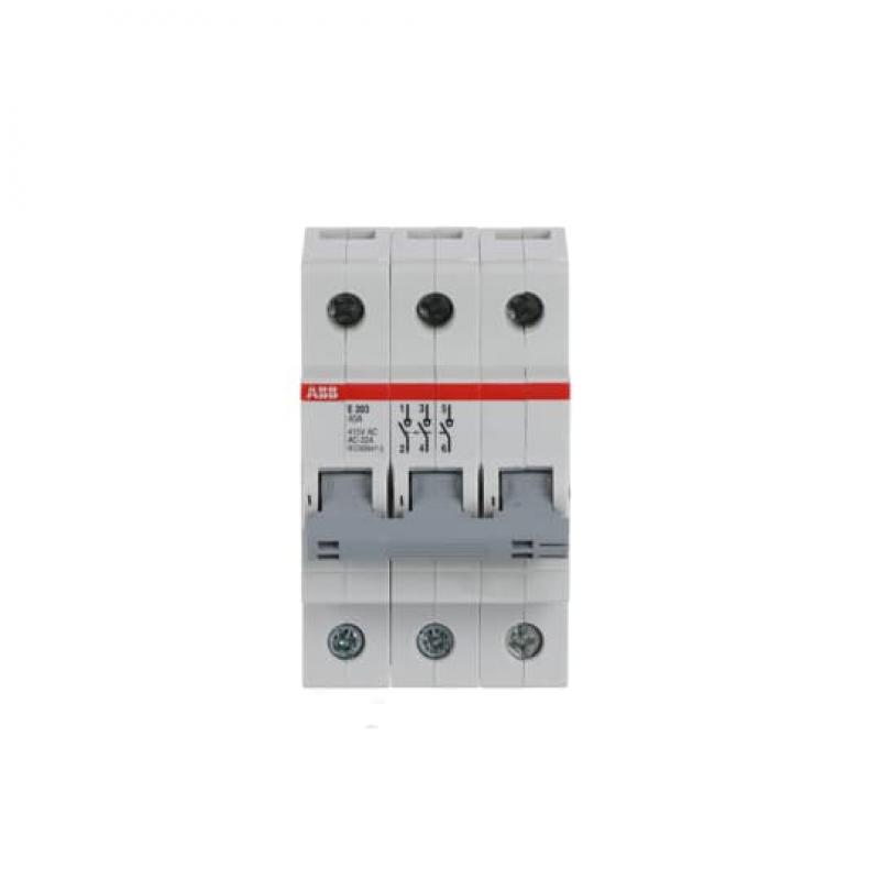 ABB E203/40G Trennschalter 3P, 40 A, Schaltgriff grau, Änderung Ursprung + Gebrauchskategorie