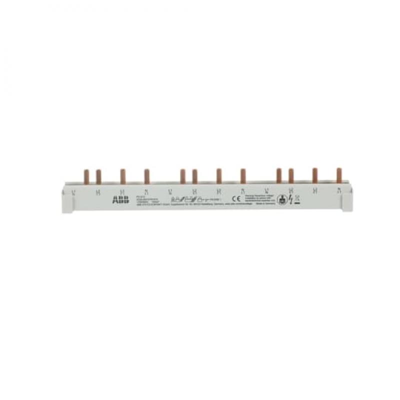 ABB PS4/12 Phasenschiene 4Ph., 12 Pins, 10mm2 Phasenfolge L1-L2-L3-N-L1-L2-…