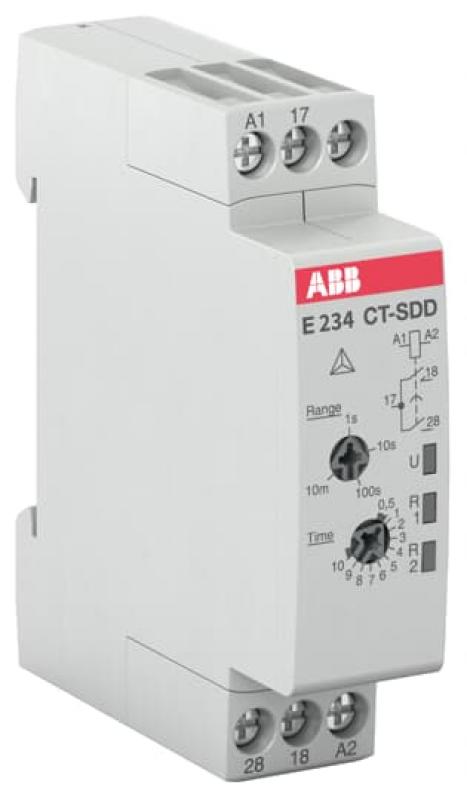 ABB CT-SDD.22 Zeitrelais Stern-Dreieck-Umschaltung, 2S 24-48VDC, 24-240VAC, 50ms fix