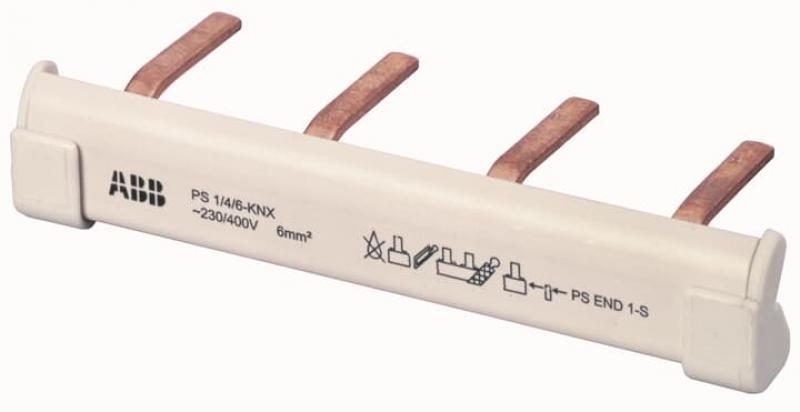 ABB PS1/4/6-KNX Sammelschiene, 1 Phase, 4 Kontakte