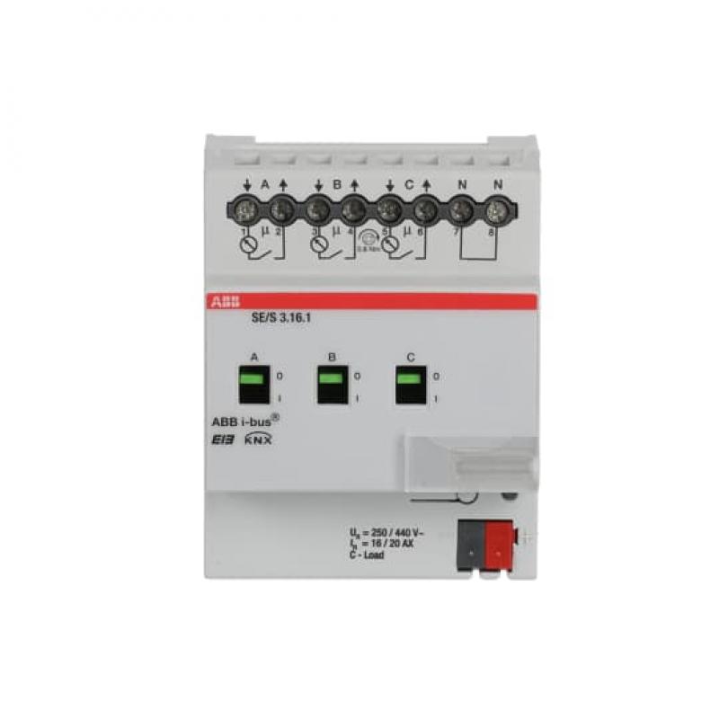 ABB SE/S 3.16.1 Energieaktor, 3fach, 16/20 A, REG