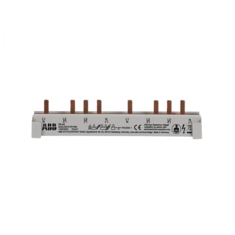 ABB PS4/8 Phasenschiene 4Ph., 8 Pins, 10mm2 Phasenfolge L1-L2-L3-N-L1-L2-...