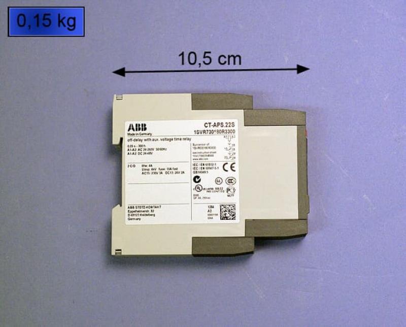 ABB CT-APS.22S Zeitrelais, rückfallverzögert 2We, 24-48VDC, 24-240VAC Nachfolgegerät von 1SVR630180R3300